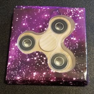 Fidget Spinner Woodgrain Look Finish New